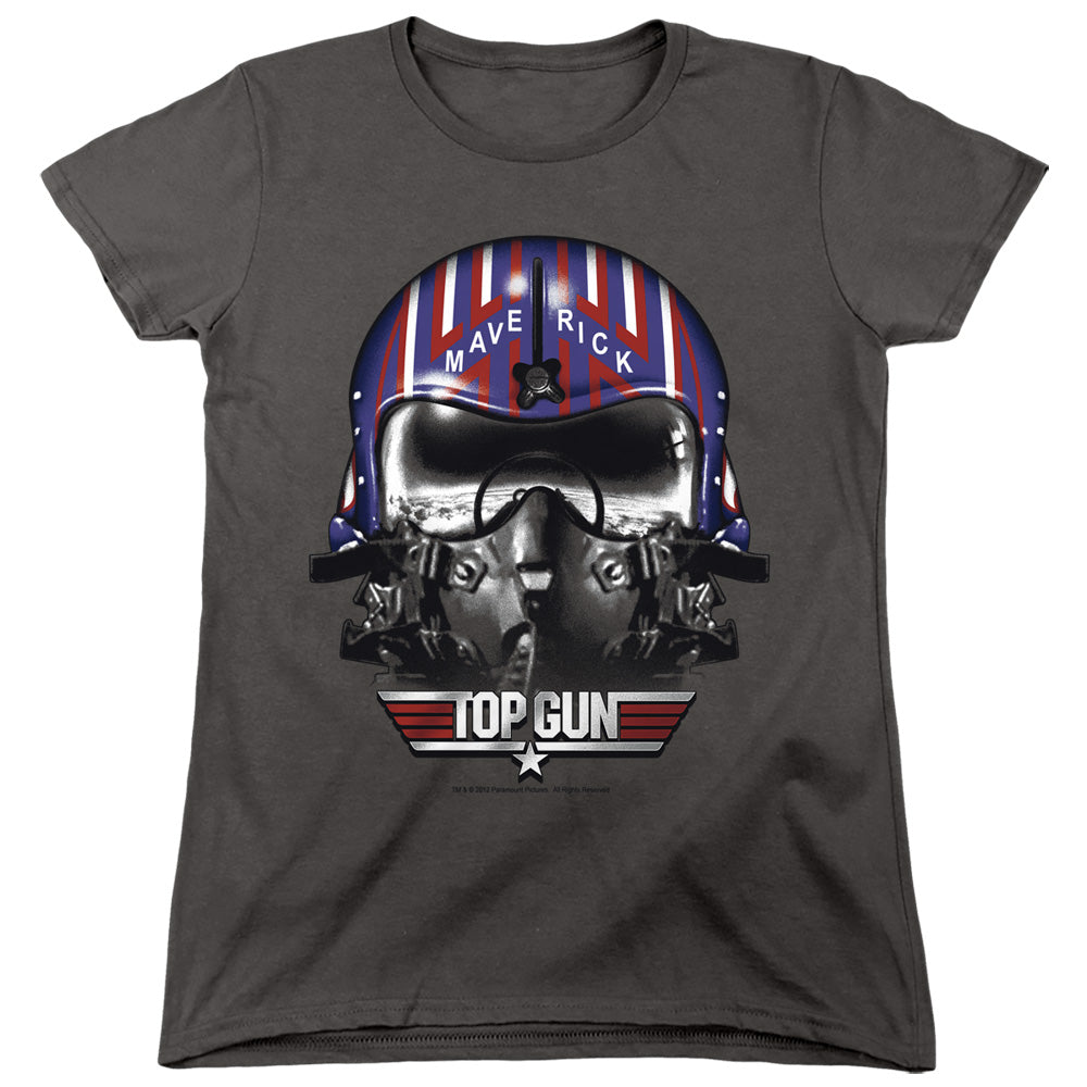 TOP GUN : MAVERICK HELMET WOMENS SHORT SLEEVE CHARCOAL SM