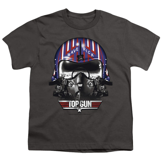 TOP GUN : MAVERICK HELMET S\S YOUTH 18\1 CHARCOAL LG