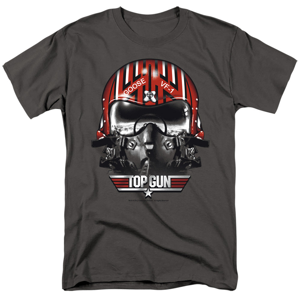 TOP GUN : GOOSE HELMET S\S ADULT 18\1 CHARCOAL XL