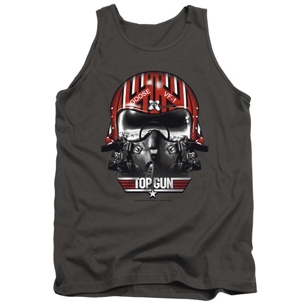 TOP GUN : GOOSE HELMET ADULT TANK CHARCOAL 2X