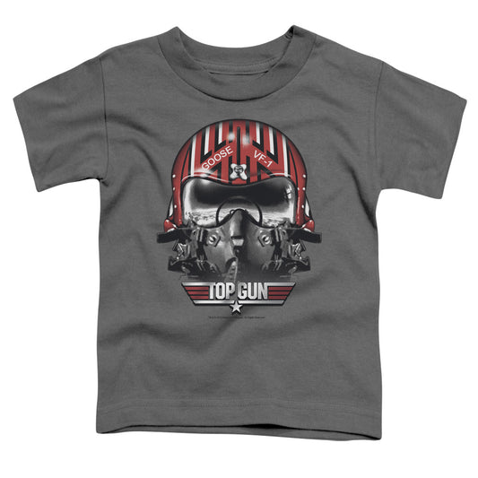 TOP GUN : GOOSE HELMET TODDLER SHORT SLEEVE CHARCOAL XL (5T)