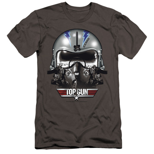 TOP GUN : ICEMAN HELMET PREMIUM CANVAS ADULT SLIM FIT 30\1 CHARCOAL XL