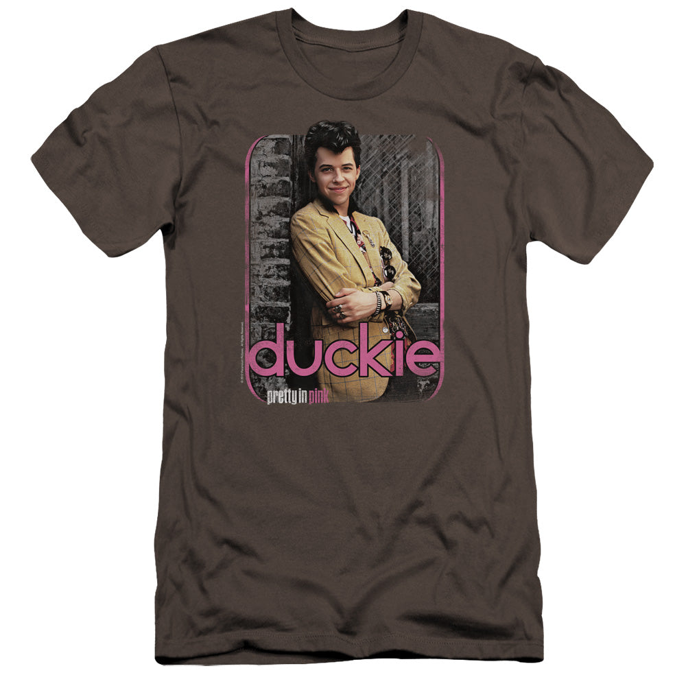 PRETTY IN PINK : JUST DUCKIE PREMIUM CANVAS ADULT SLIM FIT 30\1 CHARCOAL 2X