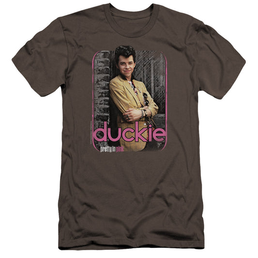 PRETTY IN PINK : JUST DUCKIE PREMIUM CANVAS ADULT SLIM FIT 30\1 CHARCOAL MD