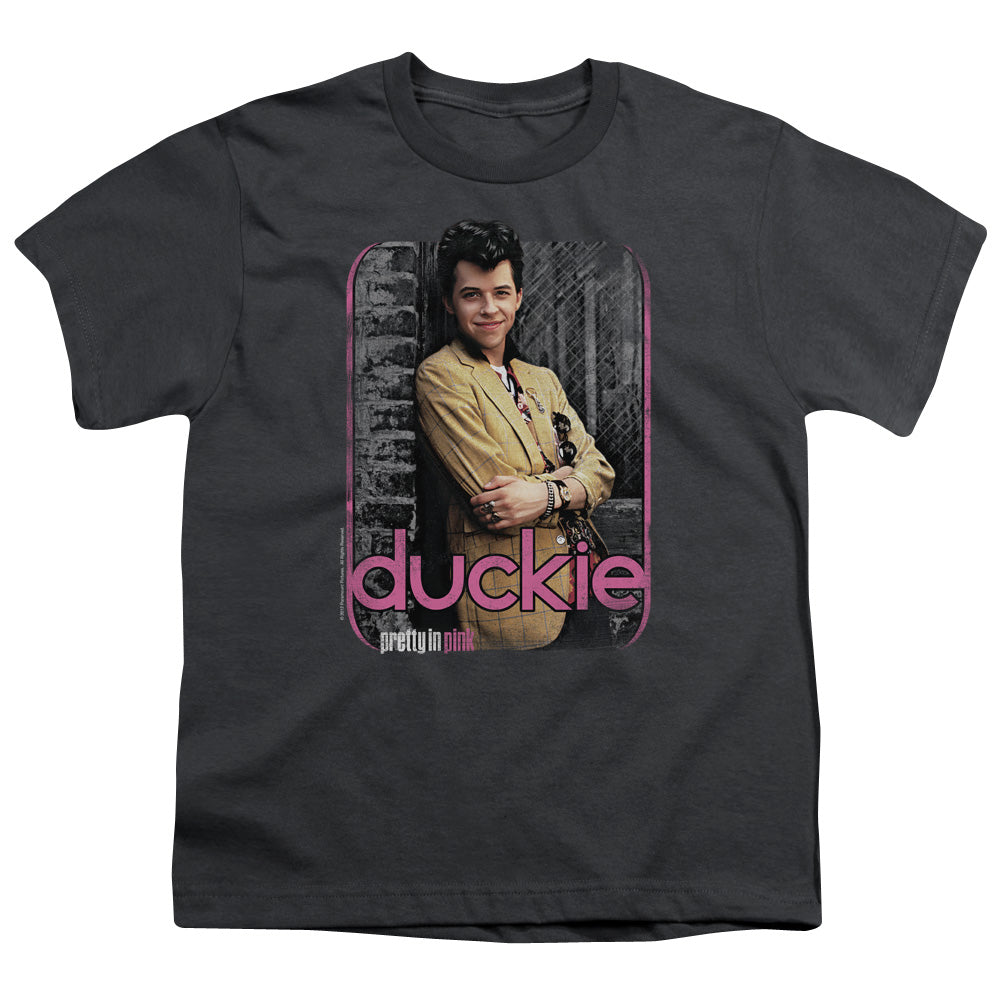 PRETTY IN PINK : JUST DUCKIE S\S YOUTH 18\1 CHARCOAL SM