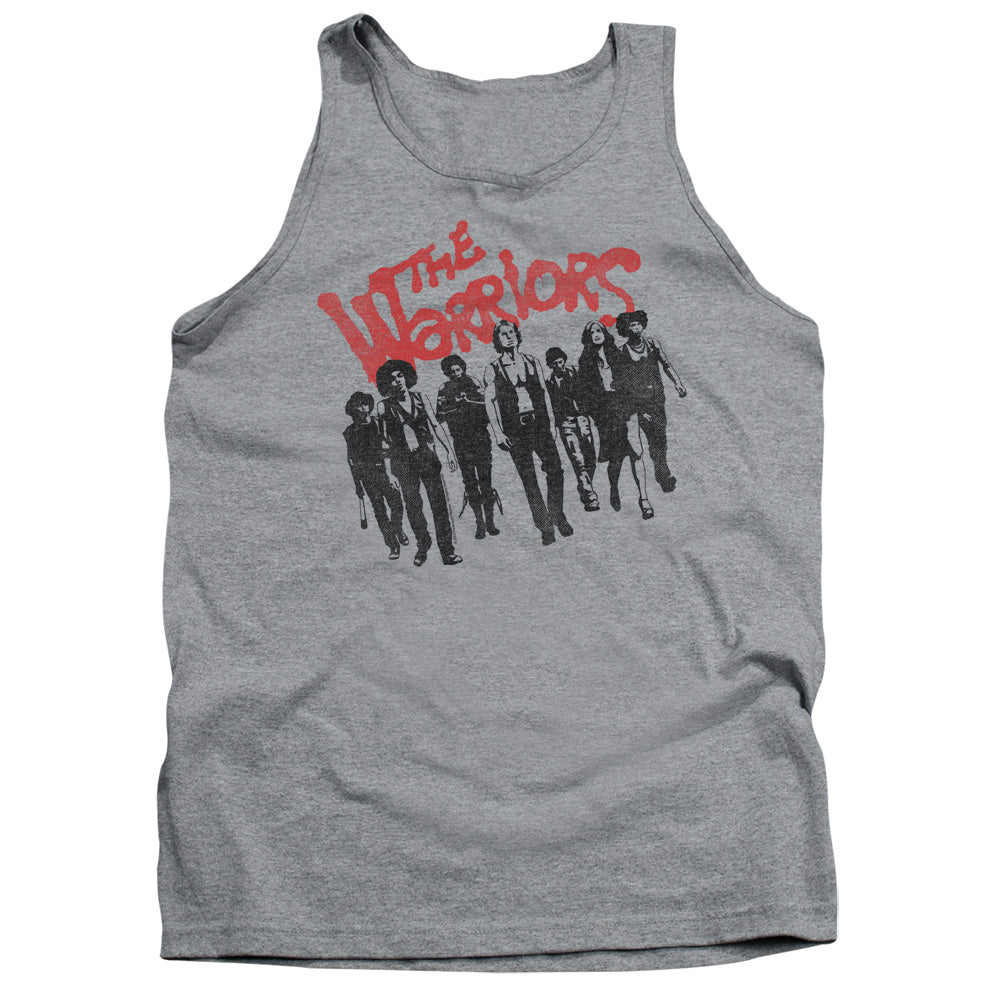 WARRIORS : THE GANG ADULT TANK ATHLETIC HEATHER SM