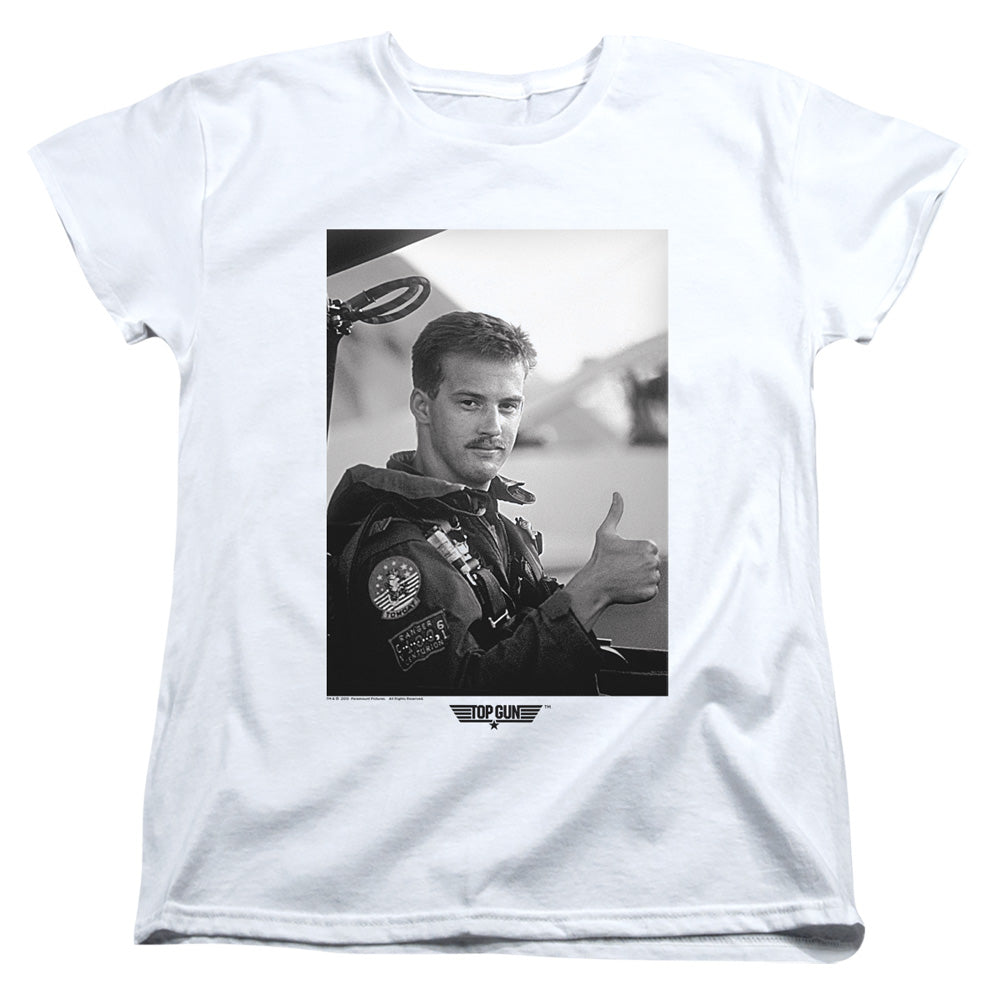 TOP GUN : MY WINGMAN S\S WOMENS TEE WHITE 2X