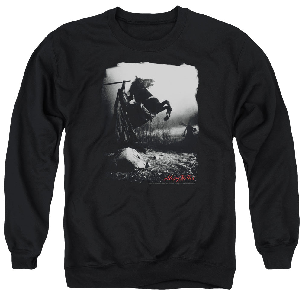 SLEEPY HOLLOW : FOGGY NIGHT ADULT CREW SWEAT BLACK LG