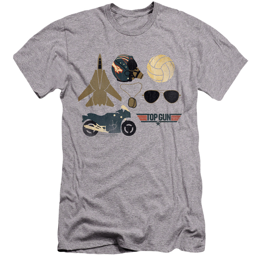 TOP GUN : ITEMS PREMIUM CANVAS ADULT SLIM FIT 30\1 ATHLETIC HEATHER SM