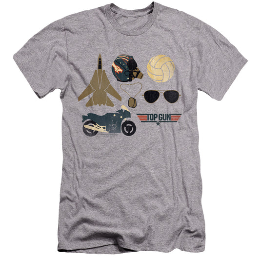 TOP GUN : ITEMS PREMIUM CANVAS ADULT SLIM FIT 30\1 ATHLETIC HEATHER XL