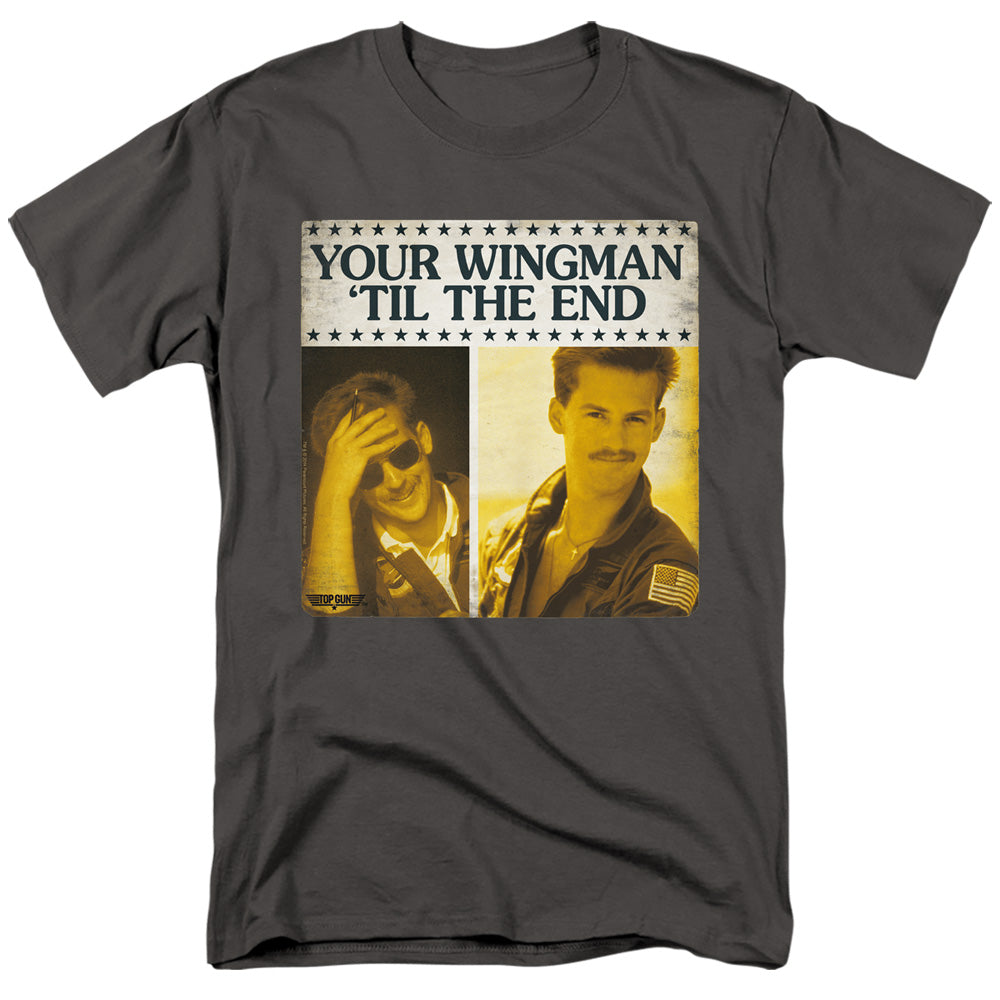 TOP GUN : TIL THE END S\S ADULT 18\1 Charcoal 2X