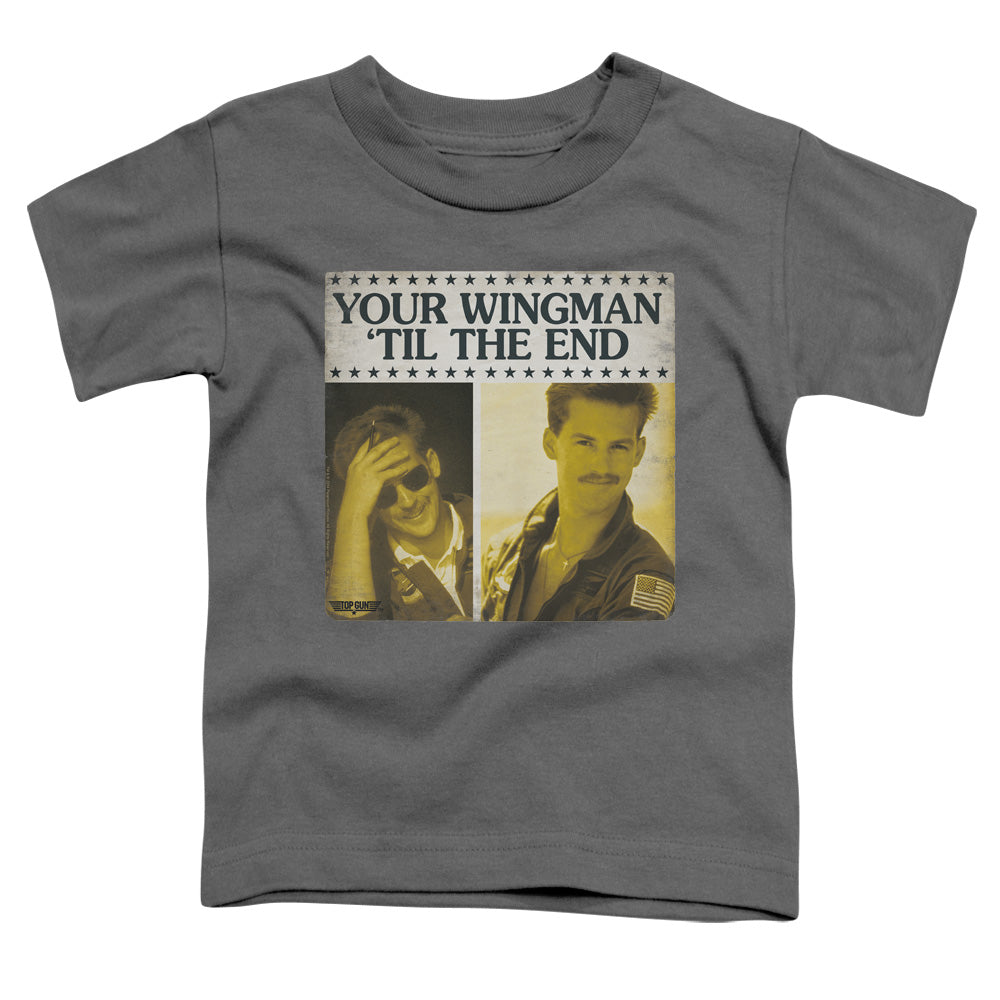 TOP GUN : TIL THE END S\S TODDLER TEE Charcoal LG (4T)