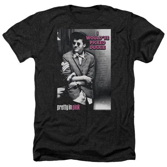 PRETTY IN PINK : I WOULD'VE ADULT HEATHER BLACK XL