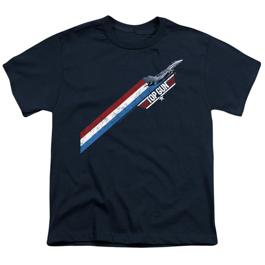 TOP GUN : STRIPES S\S YOUTH 18\1 Navy XS