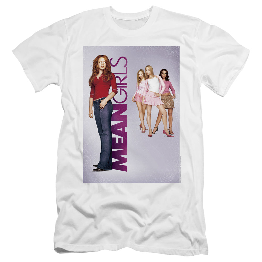 MEAN GIRLS : POSTER ART PREMIUM CANVAS ADULT SLIM FIT 30\1 White 2X