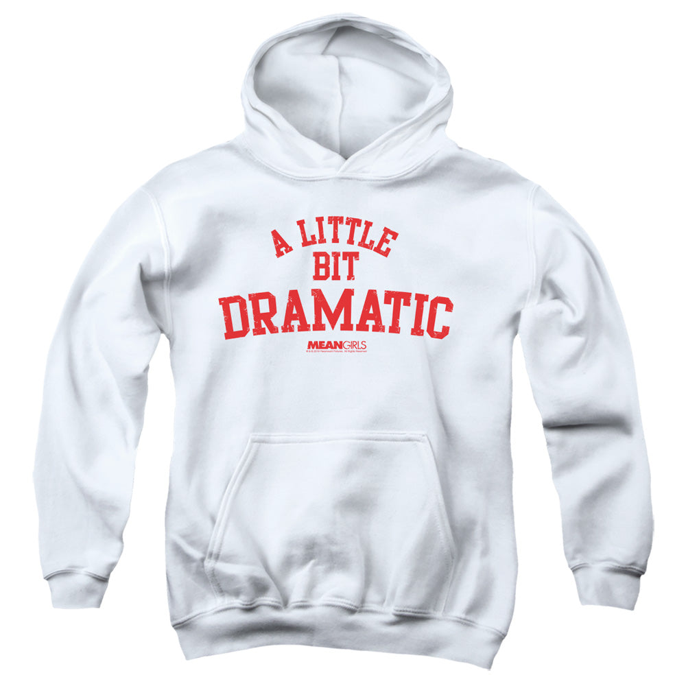 MEAN GIRLS : DRAMATIC YOUTH PULL OVER HOODIE White LG