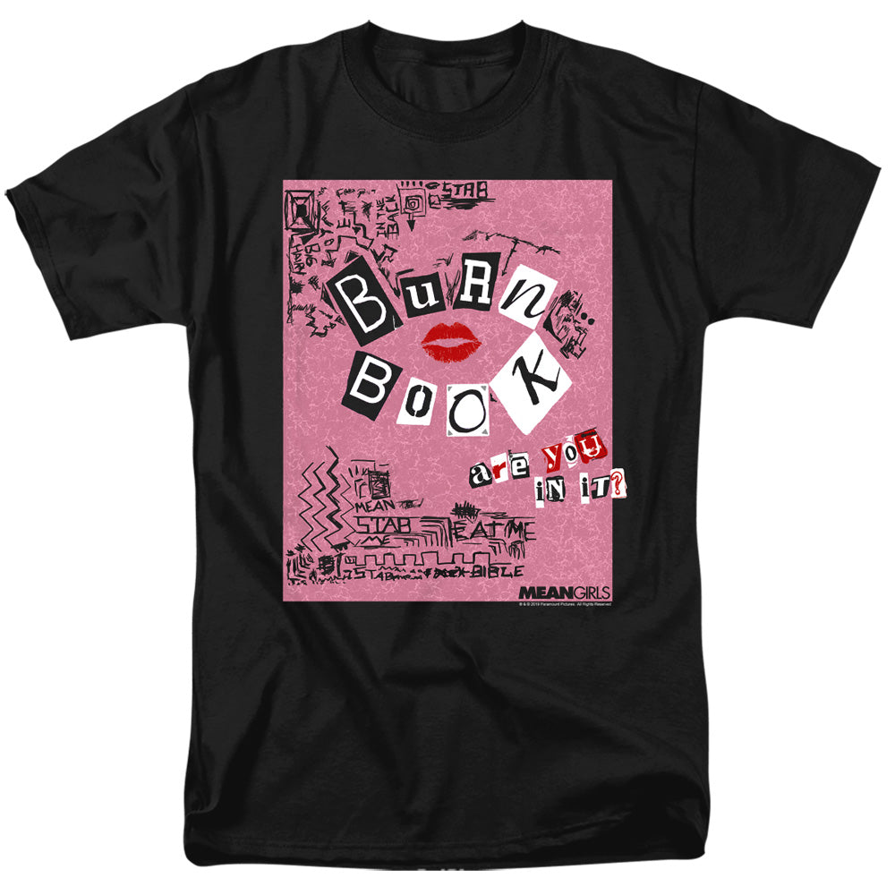 MEAN GIRLS : BURN BOOK S\S ADULT 18\1 Black 4X