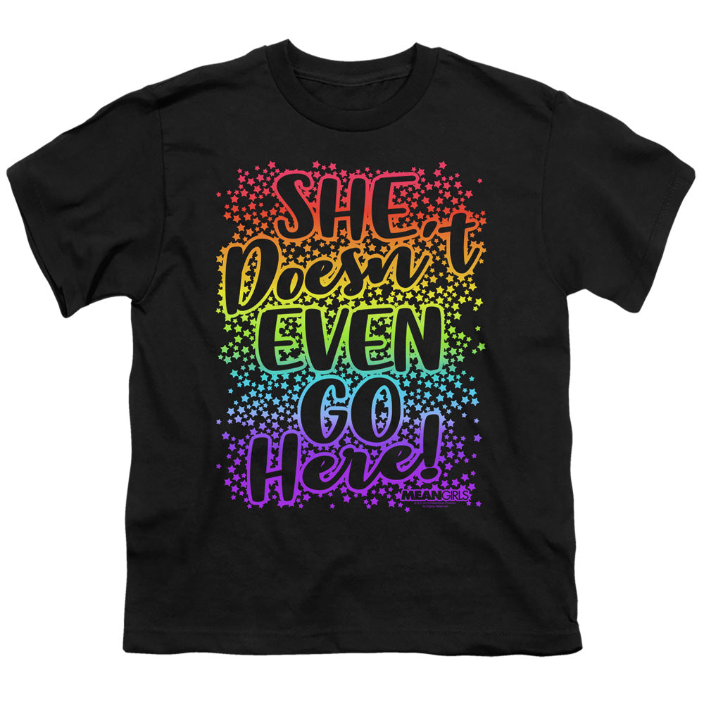 MEAN GIRLS : DOESN'T GO HERE S\S YOUTH 18\1 Black XL