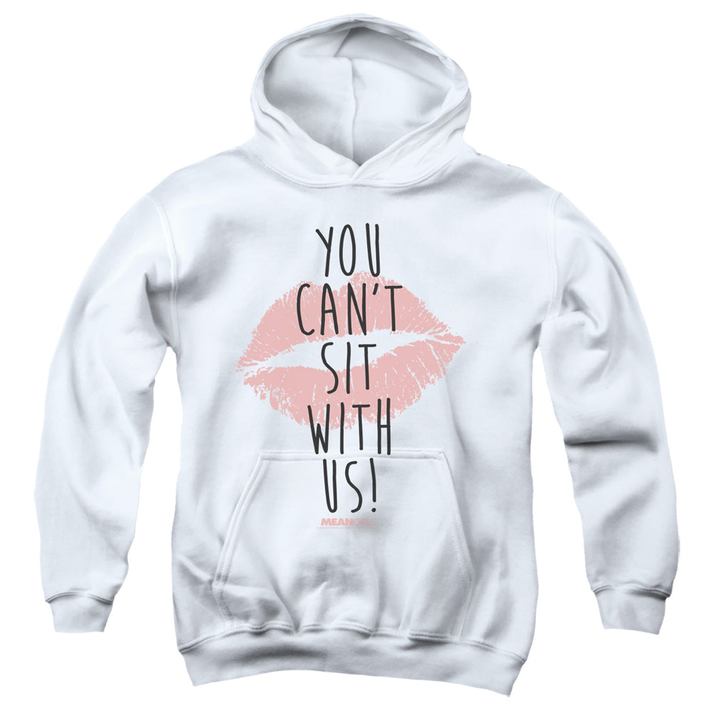 MEAN GIRLS : YOU CAN'T SIT WITH US YOUTH PULL OVER HOODIE White XL