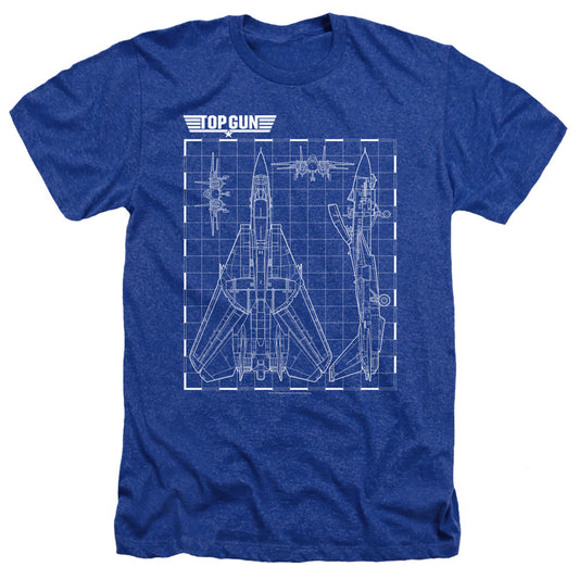 TOP GUN : SCHEMATIC ADULT HEATHER Royal Blue MD