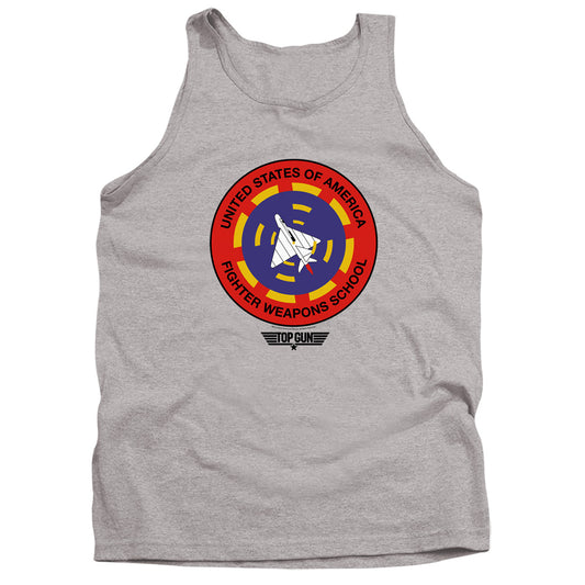 TOP GUN : FIGHTER WEAPONS SCHOOL ADULT TANK Athletic Heather 2X