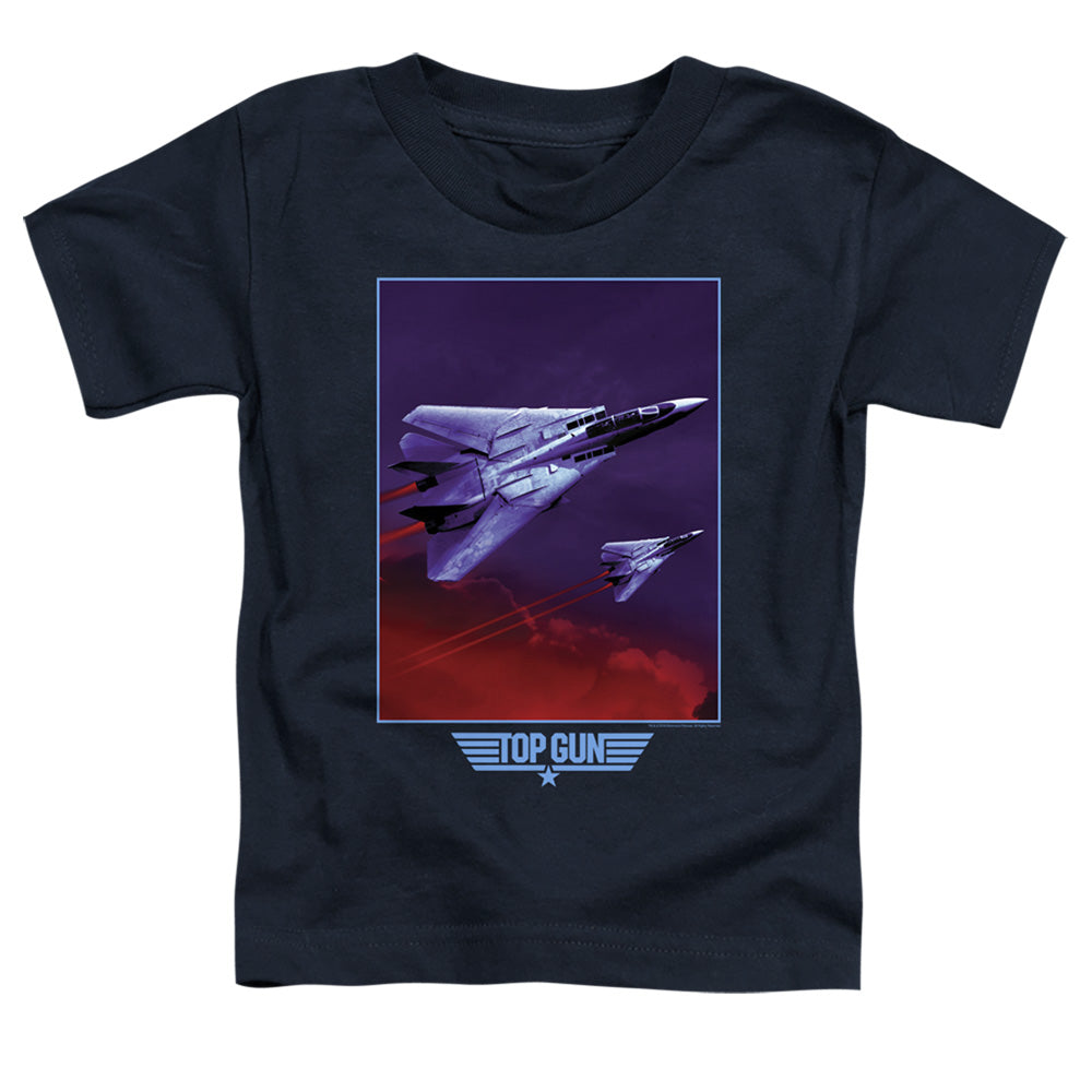 TOP GUN : CLOUDS S\S TODDLER TEE Navy LG (4T)