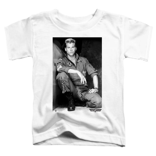 TOP GUN : FRESH ICE S\S TODDLER TEE White LG (4T)