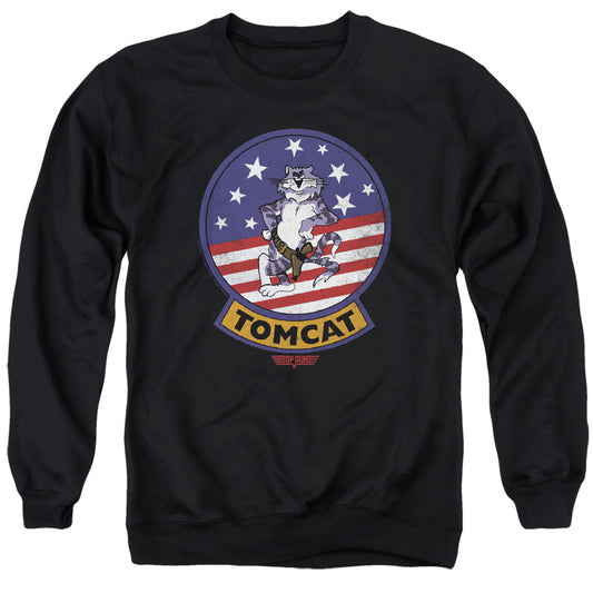 TOP GUN : TOMCAT SIGIL ADULT CREW SWEAT Black 2X