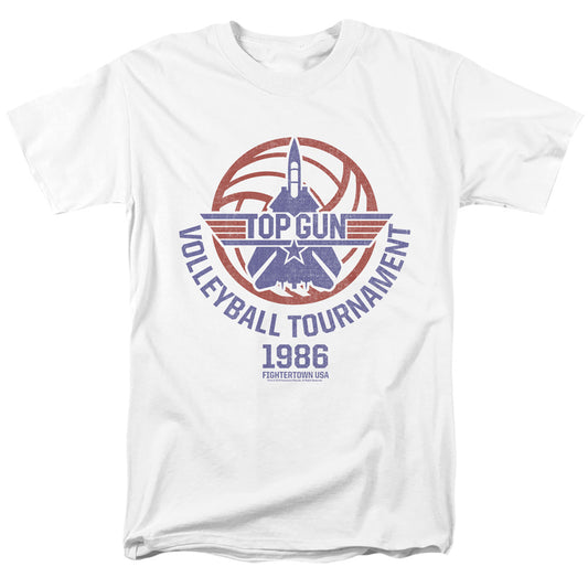 TOP GUN : VOLLEYBALL TOURNAMENT S\S ADULT 18\1 White XL