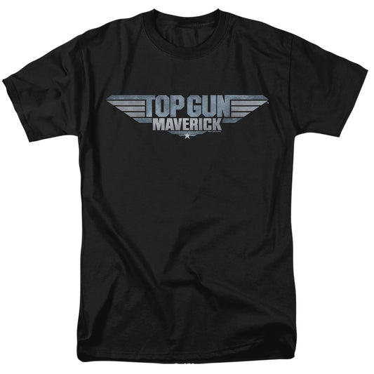 TOP GUN : MAVERICK : MAVERICK LOGO S\S ADULT 18\1 Black SM