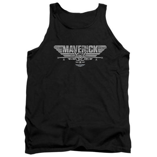 TOP GUN : MAVERICK : MAVERICK PLANE LOGO ADULT TANK Black 2X