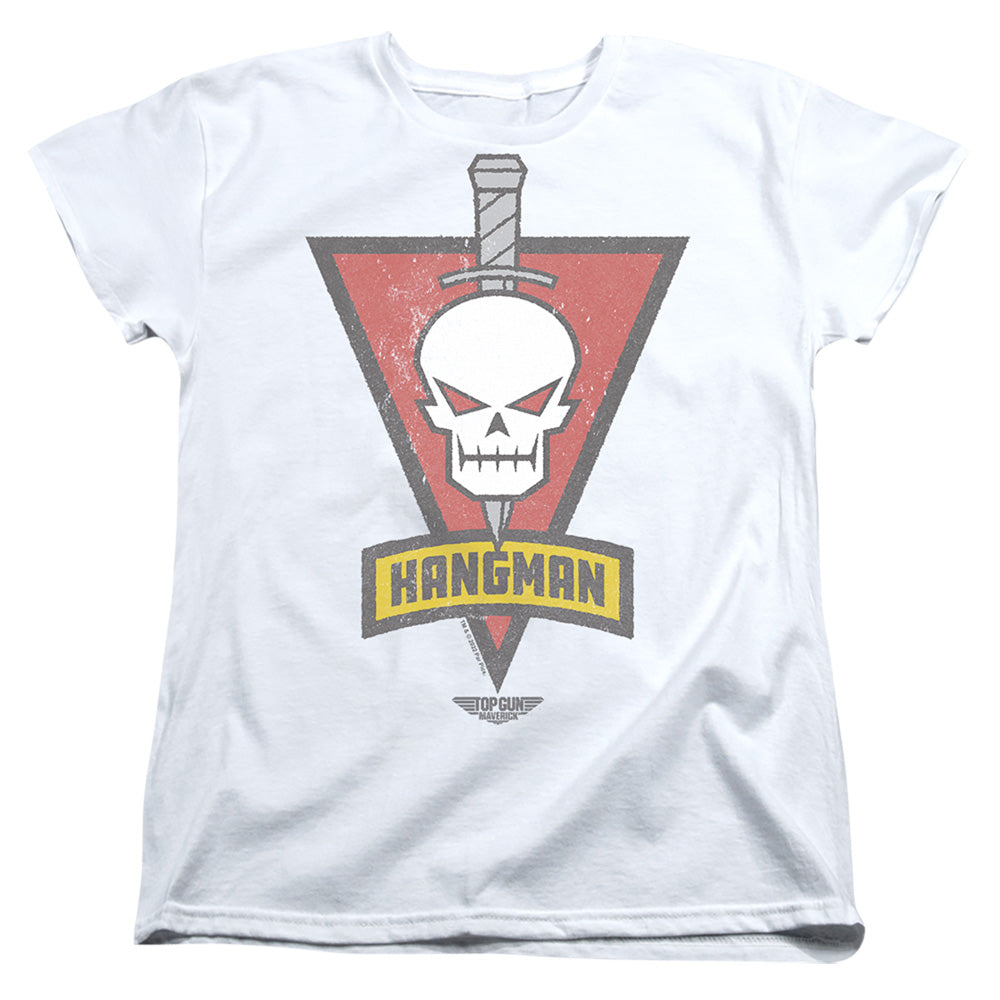 TOP GUN : MAVERICK : HANGMAN CALL SIGN WOMENS SHORT SLEEVE White 2X