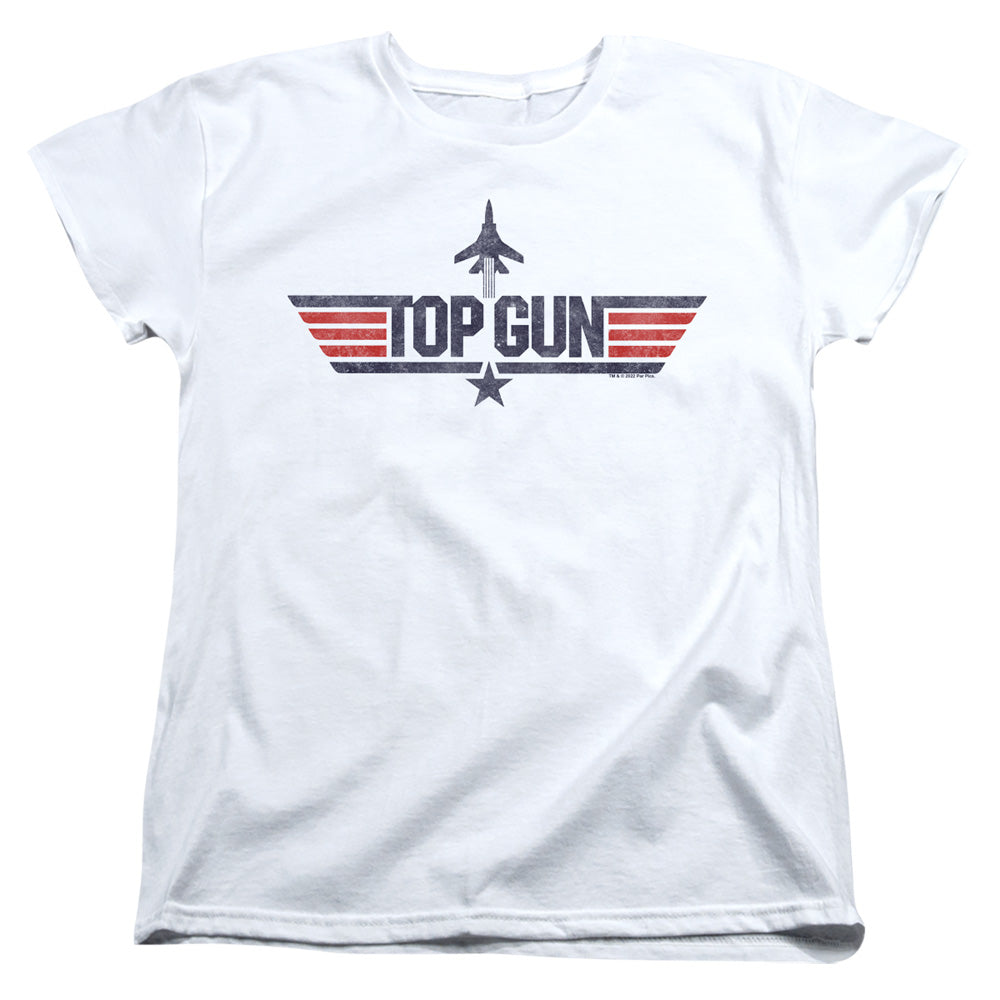 TOP GUN : LOGO WHITE WOMENS SHORT SLEEVE White MD