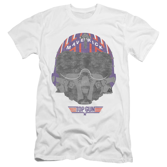 TOP GUN : HELMET PREMIUM CANVAS ADULT SLIM FIT 30\1 White 2X