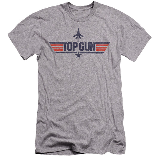 TOP GUN : LOGO GREY PREMIUM CANVAS ADULT SLIM FIT 30\1 Athletic Heather SM