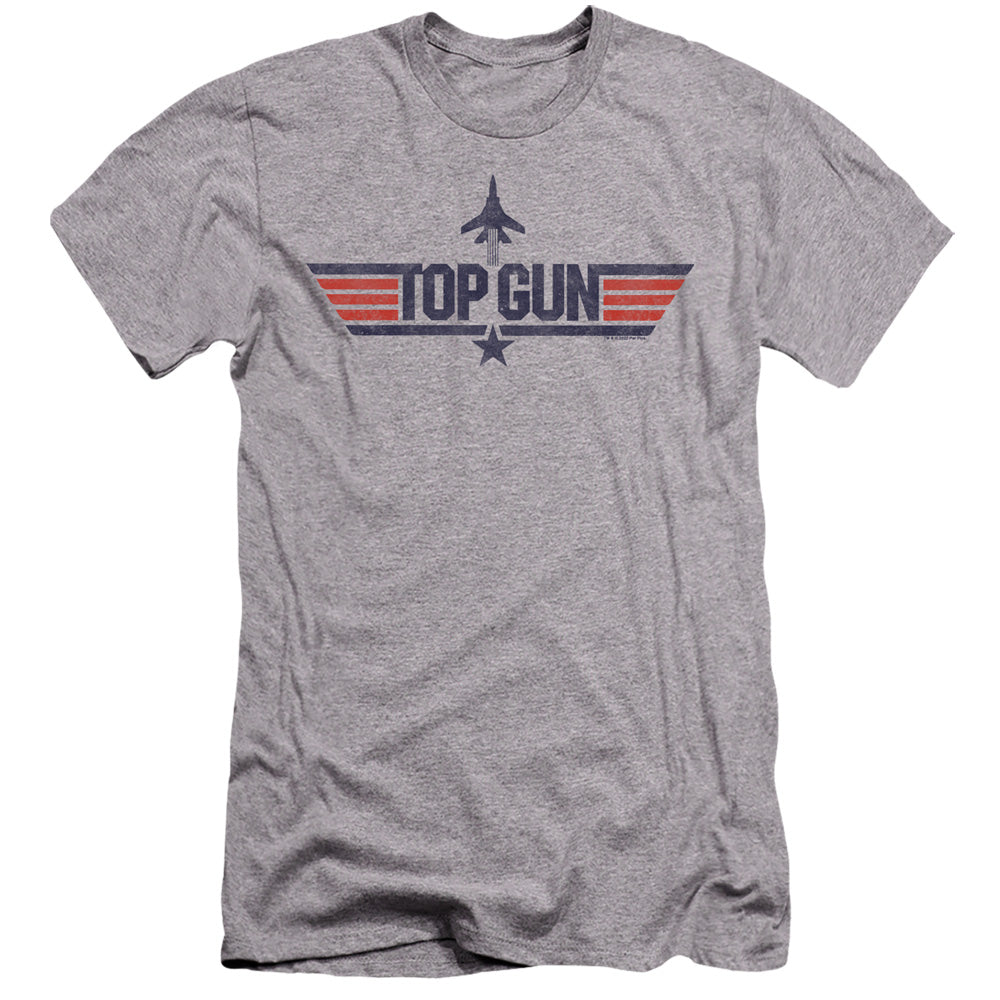 TOP GUN : LOGO GREY PREMIUM CANVAS ADULT SLIM FIT 30\1 Athletic Heather XL