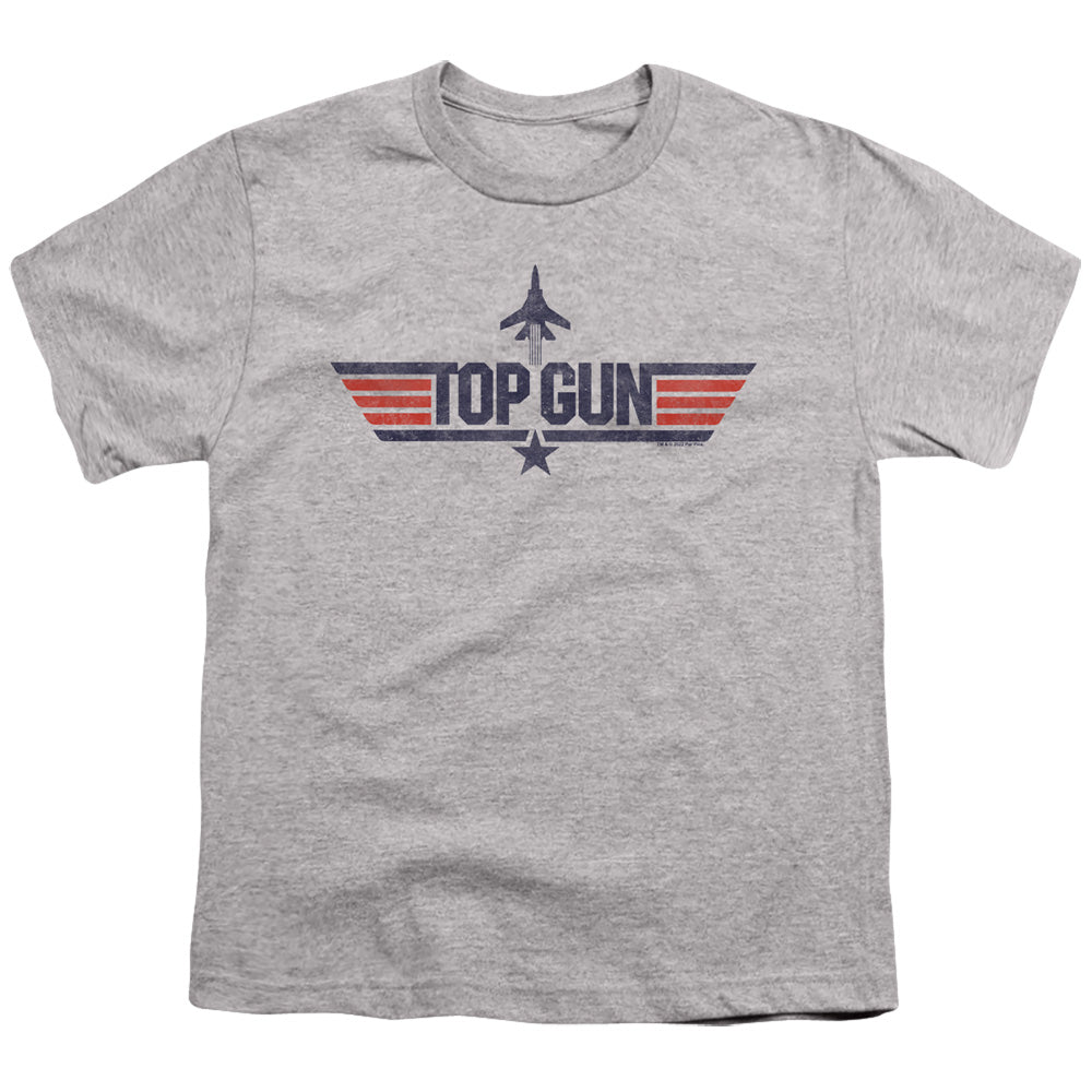 TOP GUN : LOGO GREY S\S YOUTH 18\1 Athletic Heather LG