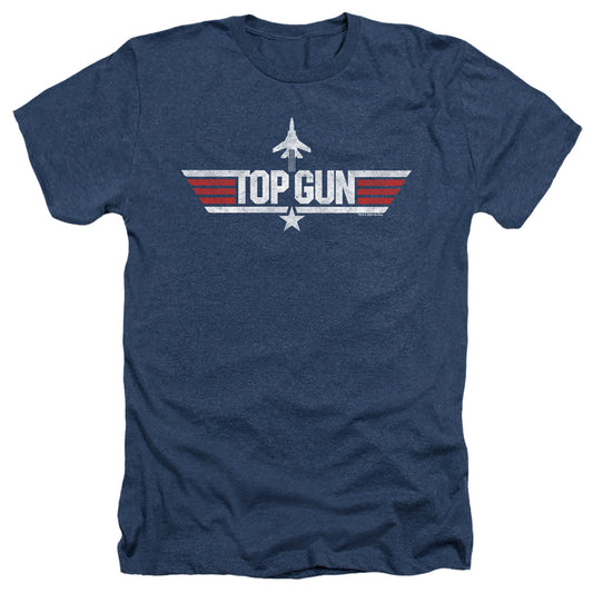 TOP GUN : LOGO NAVY ADULT HEATHER Navy 2X