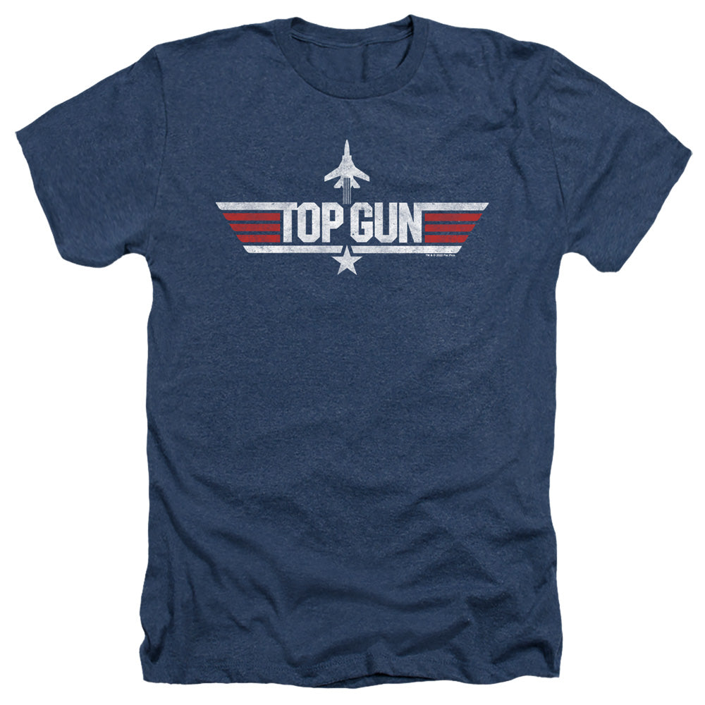 TOP GUN : LOGO NAVY ADULT HEATHER Navy SM