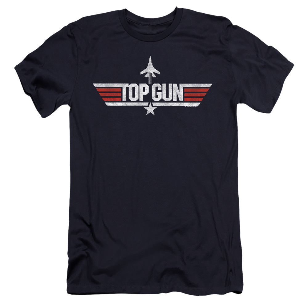 TOP GUN : LOGO NAVY PREMIUM CANVAS ADULT SLIM FIT 30\1 Navy 2X