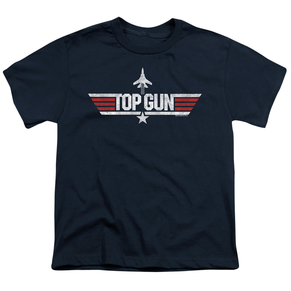 TOP GUN : LOGO NAVY S\S YOUTH 18\1 Navy LG