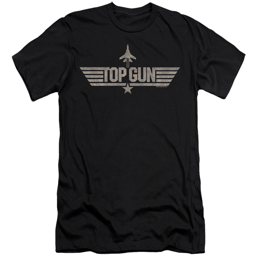 TOP GUN : MONOTONED LOGO PREMIUM CANVAS ADULT SLIM FIT 30\1 Black 2X