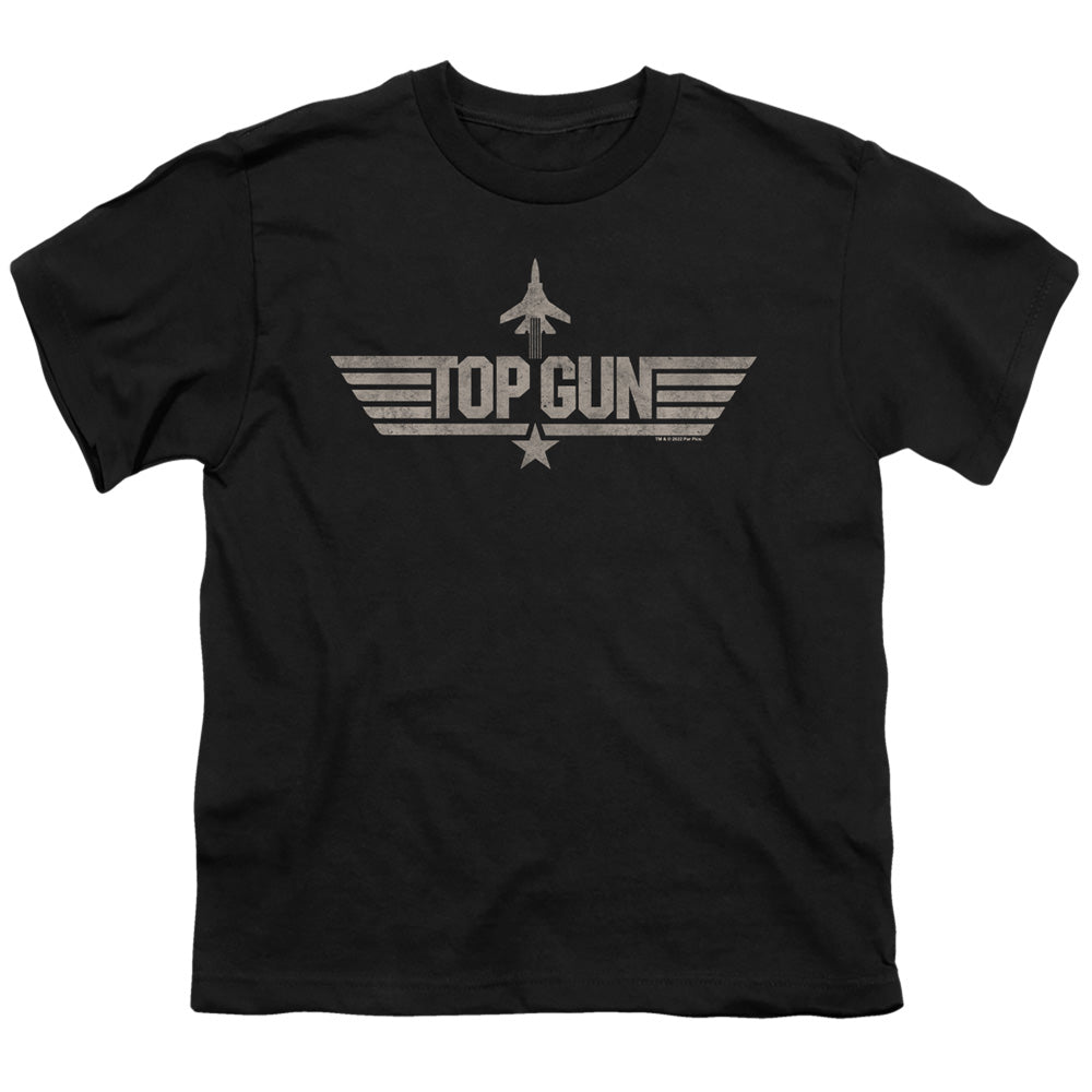 TOP GUN : MONOTONED LOGO S\S YOUTH 18\1 Black XL