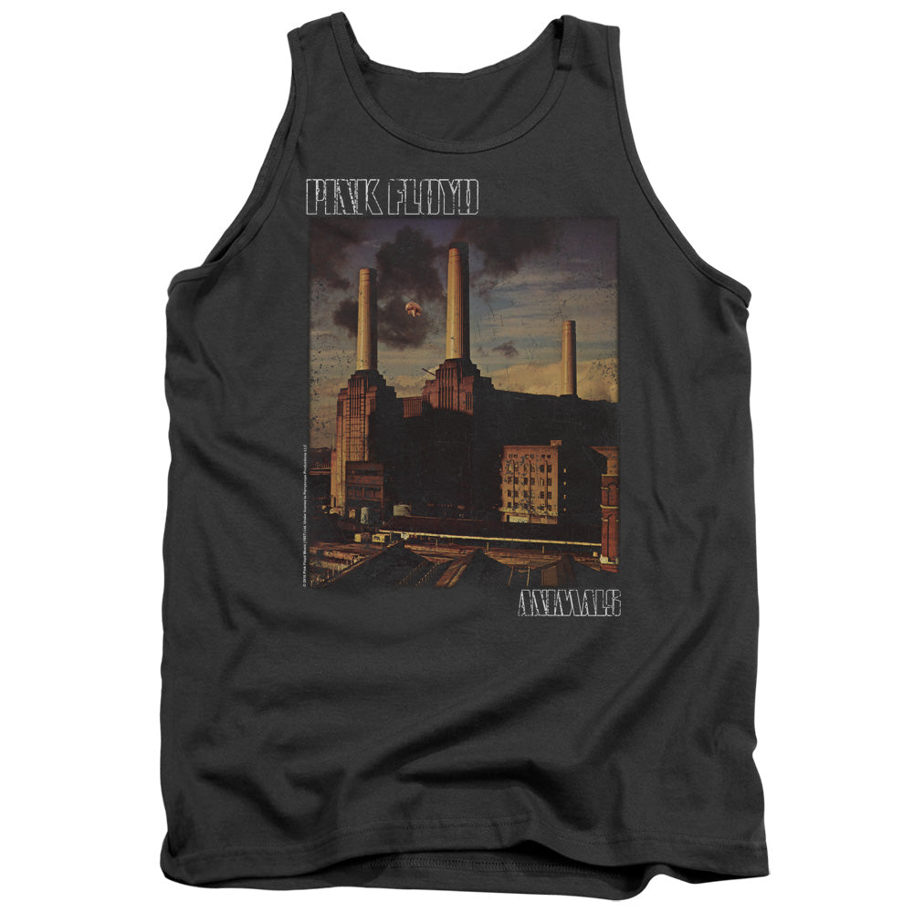 PINK FLOYD : FADED ANIMALS ADULT TANK Charcoal 2X