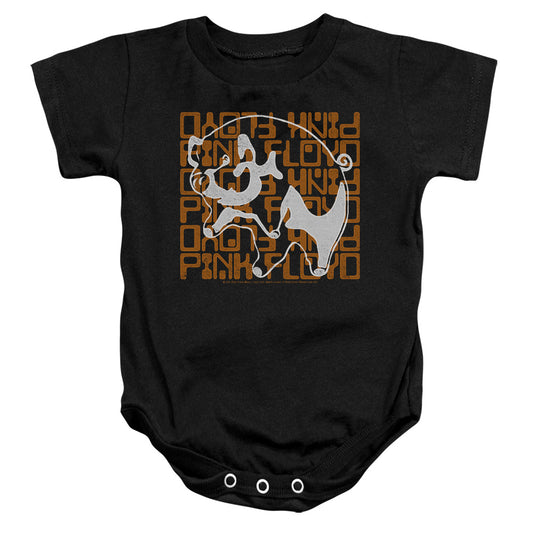 PINK FLOYD : PIG INFANT SNAPSUIT Black LG (18 Mo)