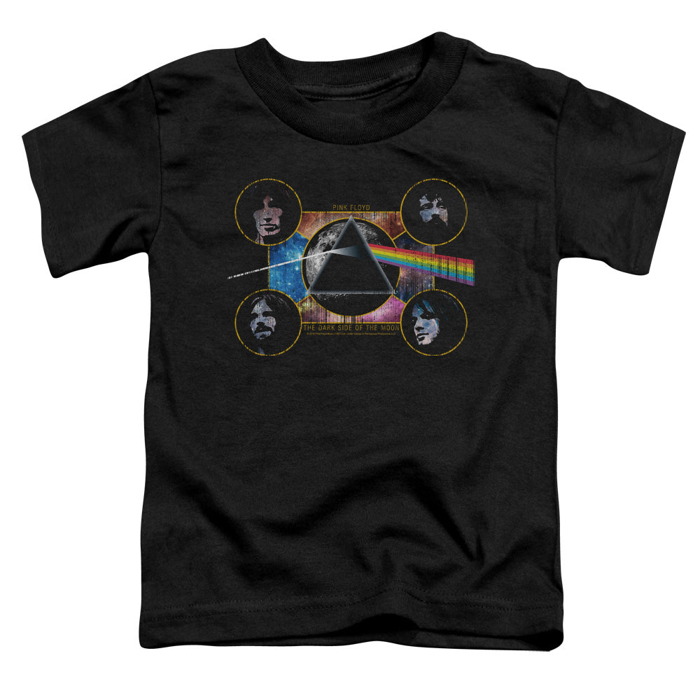 PINK FLOYD : DARK SIDE HEADS S\S TODDLER TEE Black LG (4T)