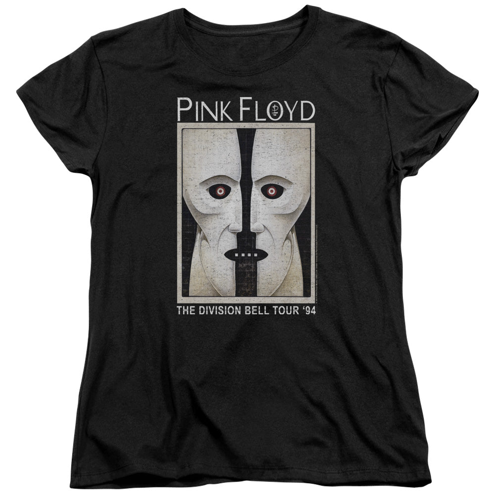 PINK FLOYD : THE DIVISION BELL WOMENS SHORT SLEEVE Black MD