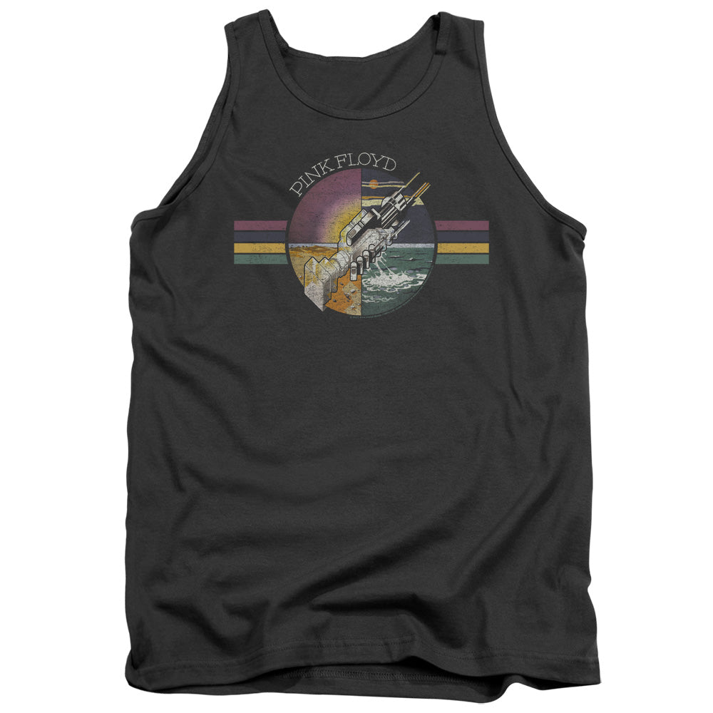 PINK FLOYD : WELCOME TO THE MACHINE ADULT TANK Charcoal 2X