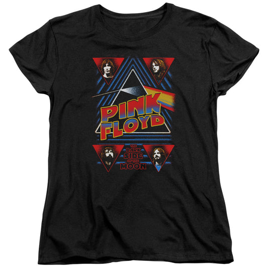 PINK FLOYD : DARK SIDE WOMENS SHORT SLEEVE Black LG