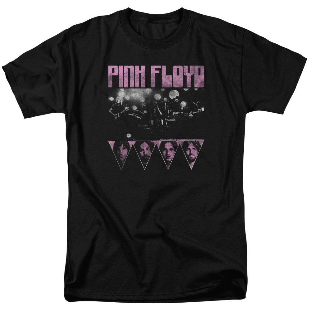 PINK FLOYD : PINK FOUR S\S ADULT 18\1 Black 2X